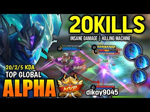 ALPHA BEST BUILD 2023 | TOP GLOBAL ALPHA GAMEPLAY | MOBILE LEGENDS✓