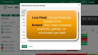 onCampus/onRecord Calendar Overview