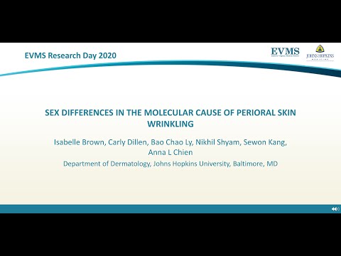 Thumbnail image of video presentation for Sex differences in the molecular cause of perioral skin wrinkling