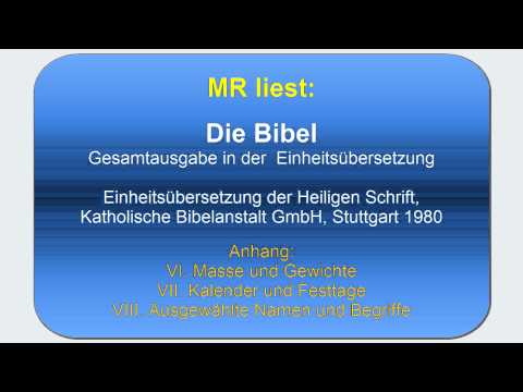 Die Bibel ungekürzt - Deutsche Einheitsübersetzung: Anhang - 7. Lesung