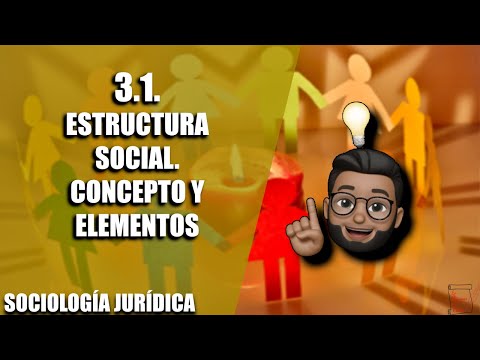 Estructura social. Concepto y elementos