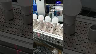 Bulb flying fiber laser marking machine