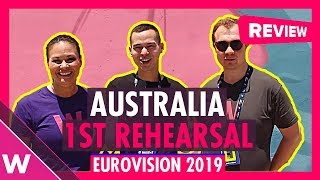 Australia First Rehearsal: Kate Miller-Heidke &quot;Zero Gravity&quot; @ Eurovision 2019 (Reaction)