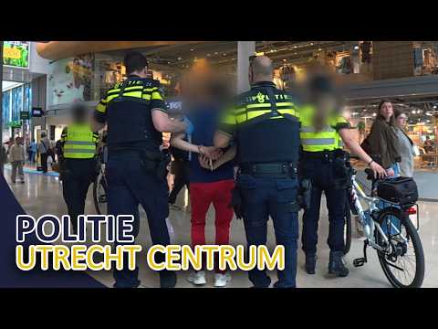 Politie Utrecht | Dienst op de fiets | Verdachte aangehouden