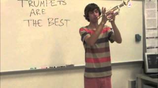 Trumpet Horns Up & Down - Wildcat Marching Academy