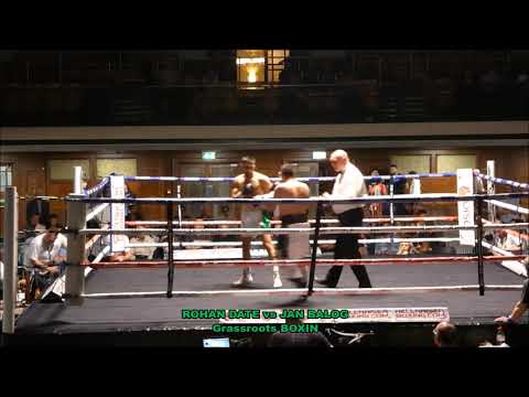 ROHAN DATE vs JAN BALOG (2nd ROUND KO) - YORK HALL - LONDON