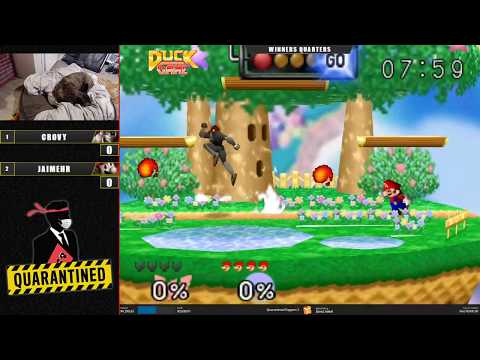 QR2 West - JaimeHR (Mario) Vs. Crovy (Captain Falcon) Super Smash Bros Winners Quarters - SSB64