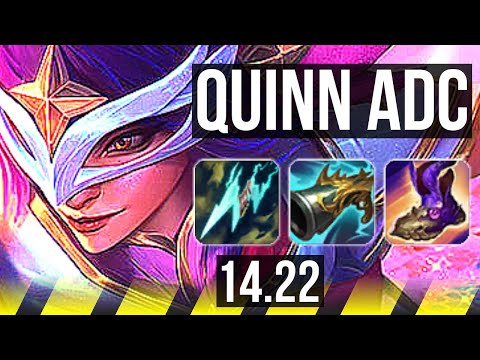 QUINN & Swain vs ASHE & Seraphine (ADC) | Godlike | NA Master | 14.22