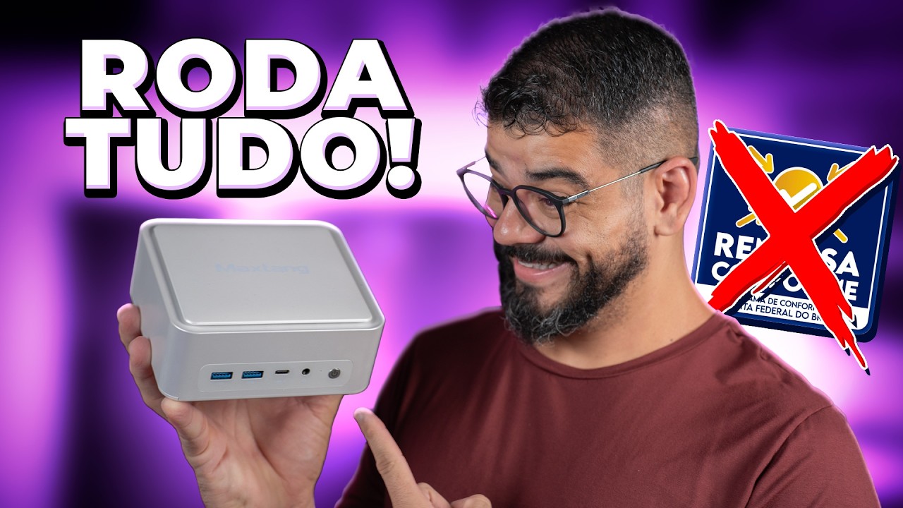 MINI PC MUITO POTENTE E FORA DO REMESSA! Maxtang T0-FP750 COM RYZEN 7 8845HS!