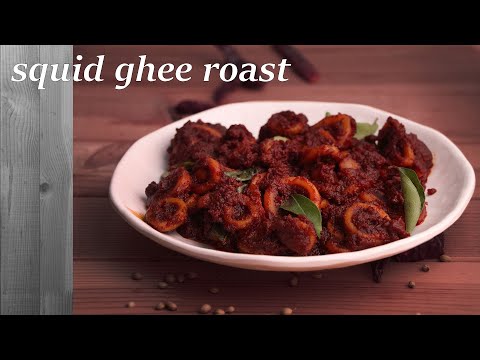 Delicious Squid ghee roast recipe | Bondas Ghee Roast| souza’s kitchen