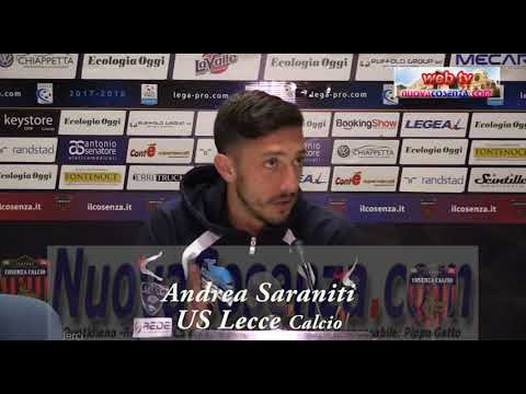 Cosenza-Lecce 0-1, Andrea Saraniti