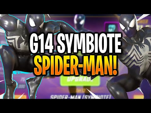 *NEW* G14 SYMBIOTE SPIDER-MAN RANK UP & GAMEPLAY! - MARVEL Strike Force - MSF