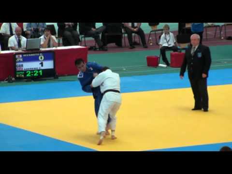Miyamoto vs Andrews Judo  WM 2011 M3 73 kg