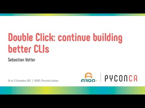 Double Click: continue building better CLIs (Sebastian Vetter)