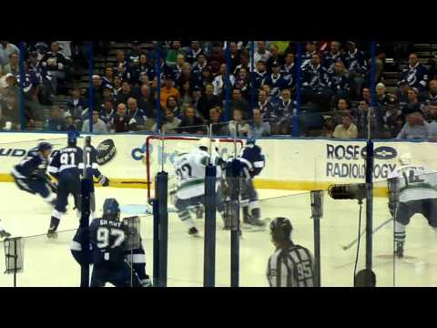 Lightning vs. Canucks hockey provides plenty of excitement in the new Tampa Bay Times Forum