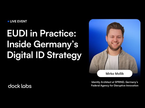 EUDI in Practice: Inside Germany’s Digital Identity Strategy [Live Event]