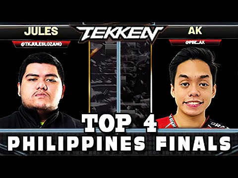 Tekken 7 - Philippines & East Asia Finals TOP 4 feat. Jules, AK, Maru, RGN
