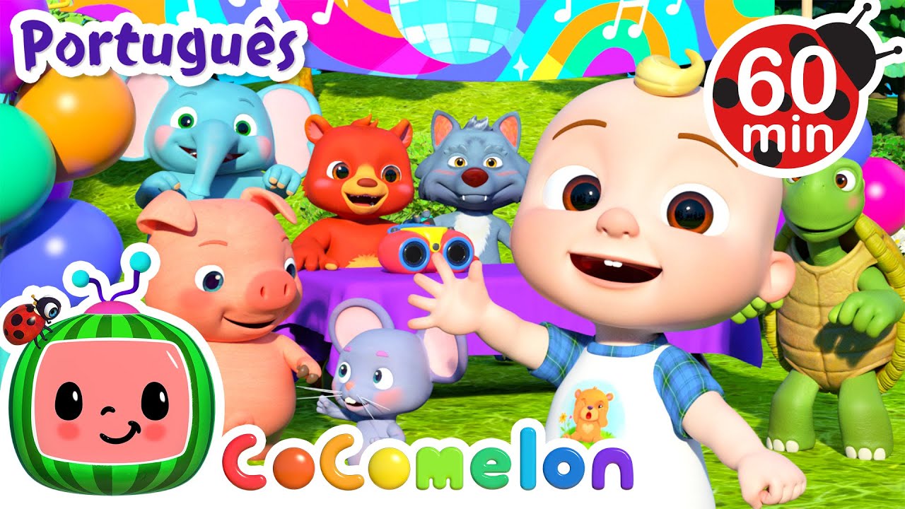 Brincando de Congelar com os Animais! | 1 HORA DE COCOMELON BRASIL! | Músicas Infantis em Português