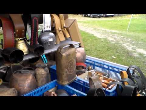 I CAMPANACCI PER BOVINI E OVINI : FIERA DEI SANTI VINADIO (CN) - 26 - 10 - 2014.