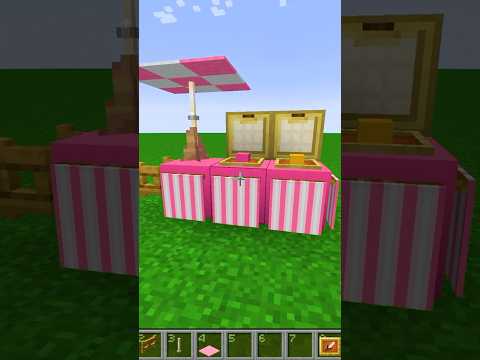 How to make a #minecraft ice cream cart for summer 🍦😎 #gamesforkidshub