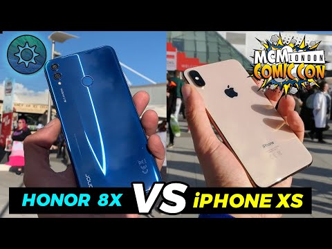 Honor 8x Vs iPhone XS Camera - @ London MCM Comiccon Video