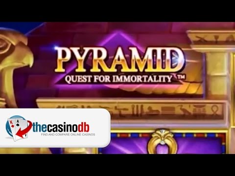 Pyramid Slot: Quest for Immortality - New NetEnt Slot Game