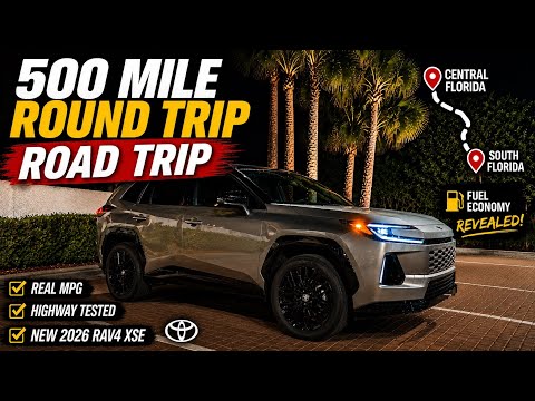 Thumbnail for Taking the 2026 Toyota RAV4 on a Road Trip — The MPG Surprised Me by Toyota, video, Toyota RAV4, Car, Vehicle, vide