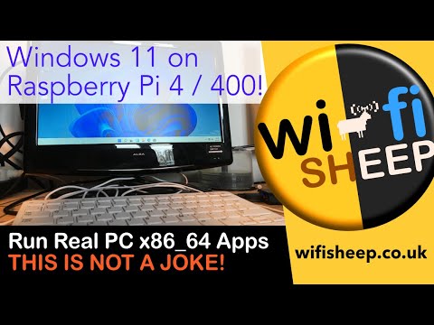 Windows 11 on Raspberry Pi 4 & 400 NO JOKE!