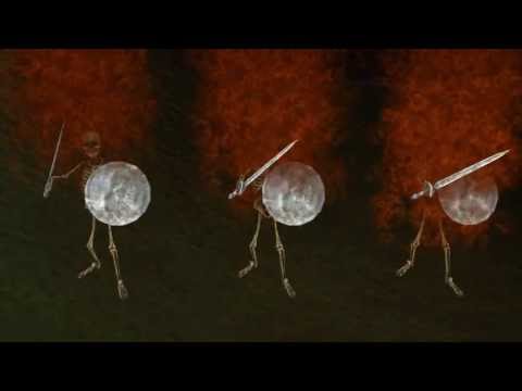 Invoking of evil skeletons/Beschwören von Skeletten in iClone 5 WIP long fantasy war - short stories