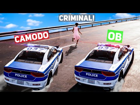 Two Best Friends Save The City from CRIME in Police Simulator!