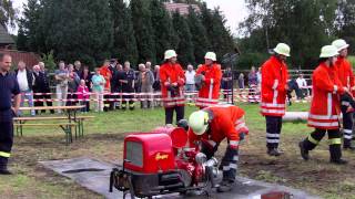 preview picture of video 'Jux-Wettkämpfe Feuerwehr Eggestedt - Start, Austrinken, Anziehen'