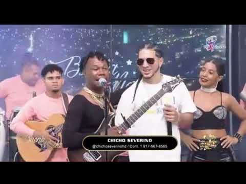 el Rubio acordeón le llega de sorpresa a chicho severino en una tv y se sorprende