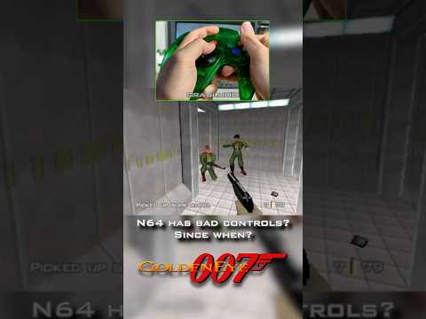 "The Nintendo 64 has bad controls!" ... Does it actually? #n64 #nintendo64 #goldeneye