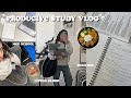 PRODUCTIVE study vlog ✨| exam season, med school, living alone, what I eat, DIY polaroid project +