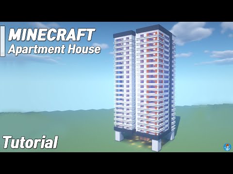 Minecraft : Modern Apartment house l Architecture Class (##29)