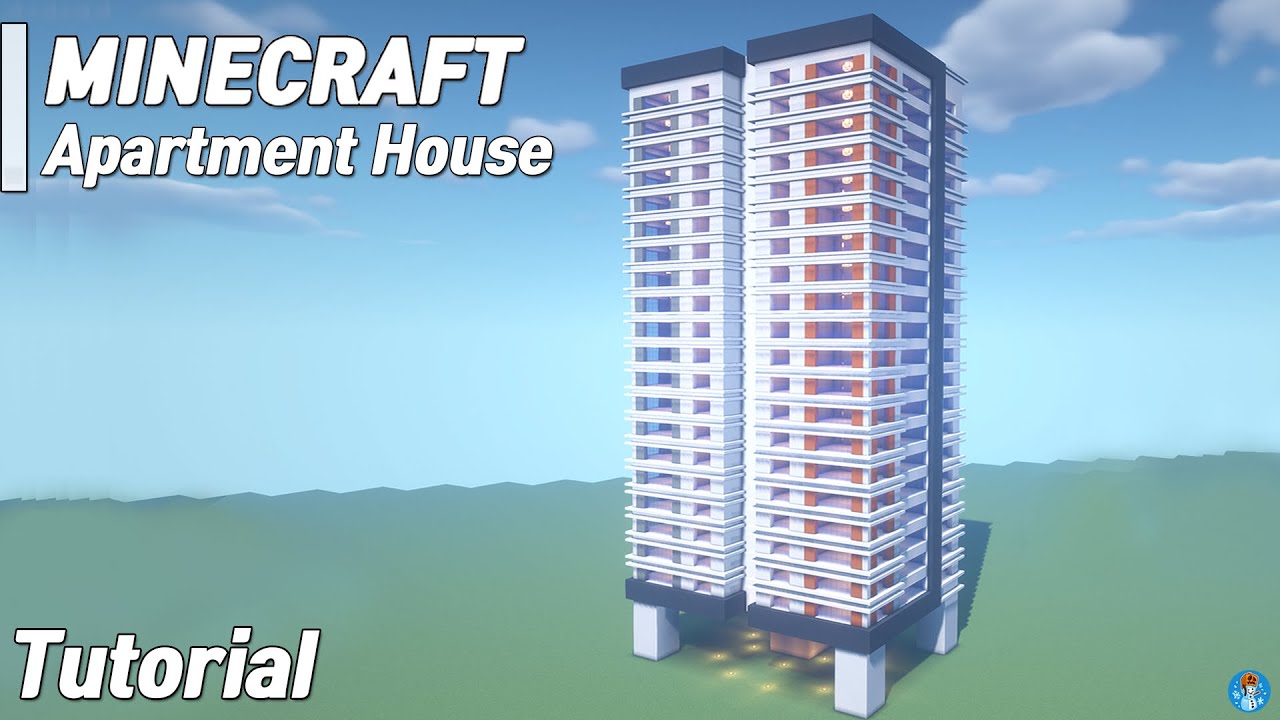 Minecraft : Modern Apartment house l Architecture Class (##29)