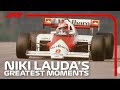 Niki Lauda - His Greatest F1 Moments