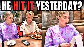 She Got A Text From Another Man Mid-Date - So He Walked Out & Left Her With The Bill