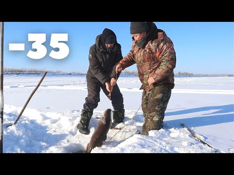 Ice fishing for a GIANT BURBOT in the COLDEST inhabited place in the world - Yakutia