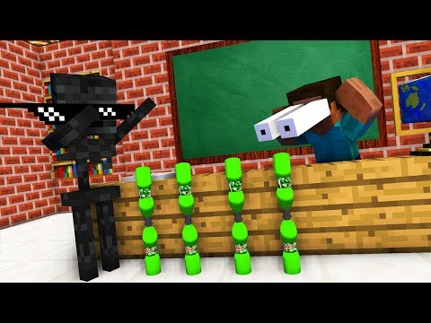 BOTTLE FLIP Challenge and Stupid Jokes in Minecraft