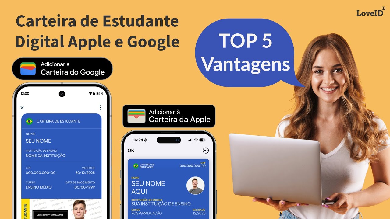 Top 5 Vantagens da Carteirinha de Estudante Digital na Apple Wallet ou Google Wallet