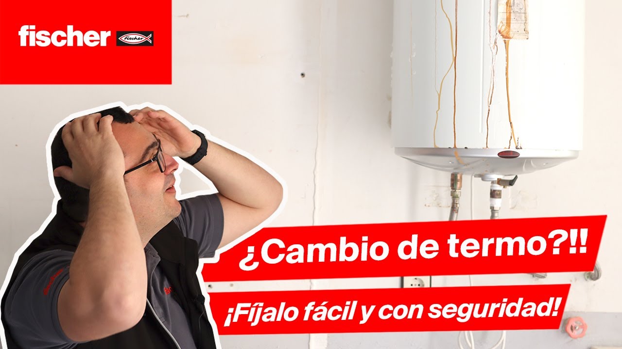 ¿Cómo fijar un TERMO o calentador eléctrico de forma segura y fácil, con DuoXpand de fischer 😀🛠️