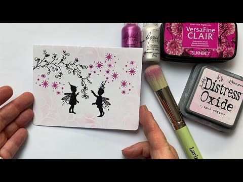 Rory and Darcy in Pinks by Karen Telfer - A Lavinia Stamps Tutorial
