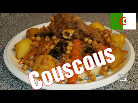 How To Make Couscous With Lamb. English Version