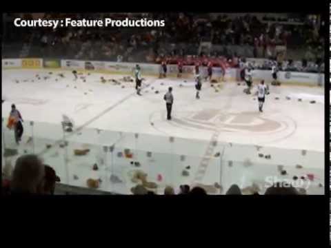 Hurricanes Watch - Teddy Bear and Toque Toss 2014
