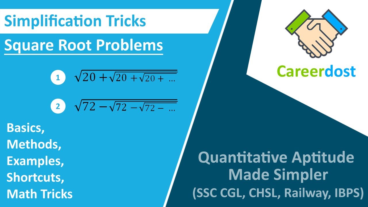 Simplification Tricks (Square Root Problems) – Basics, Examples, Shortcuts, Math Tricks