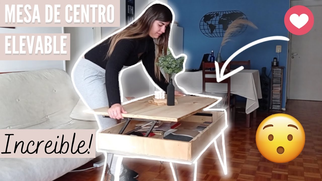 🌟Como hacer una mesa elevable 🌟 | Fácil de hacer y rápido