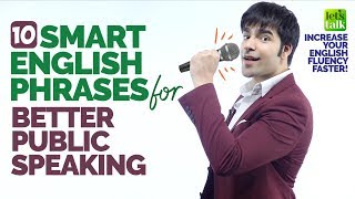 Smart English Phrases For Effective Public Speaking | Increase Your English Fluency With Hridhaan