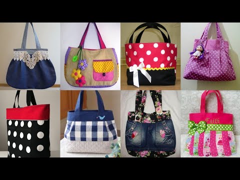 Stylish Fabric Bags Designs Ideas For Women // Fabric Bags Patterns