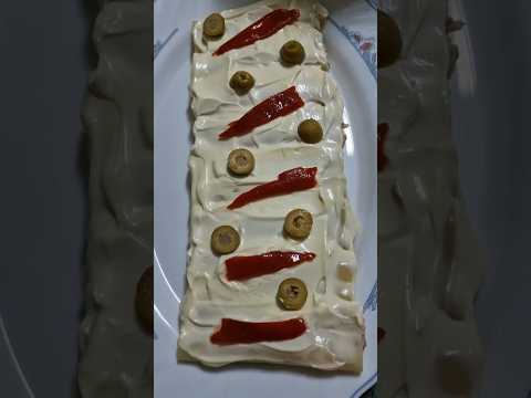 Canelones fríos de atún/ canelones fáciles sin bechamel  #canelones #recetafacil #shorts #short